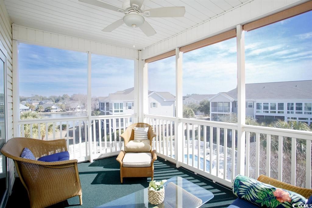 Screened porch as last listed